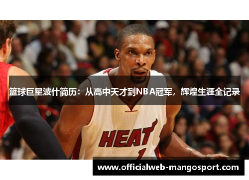 篮球巨星波什简历：从高中天才到NBA冠军，辉煌生涯全记录